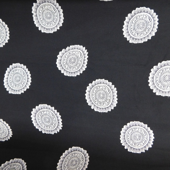 Nicole Miller Black and White Print Lined Dress - Picture 2 of 4